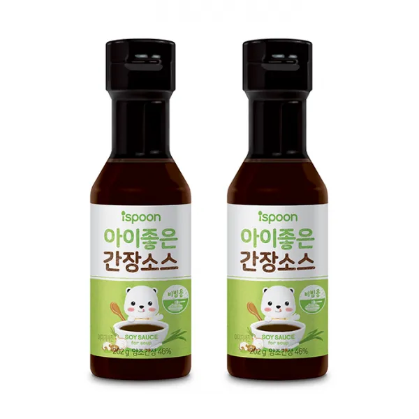 아이스푼 아기간장 아이좋은 간장소스 2개, 비빔용