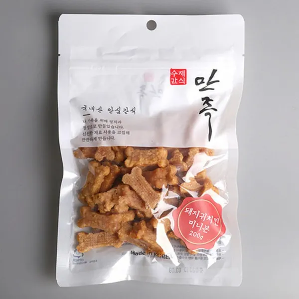중형견 수제 안심 간식 돼지귀치킨 강아지간식 개간식, 1개