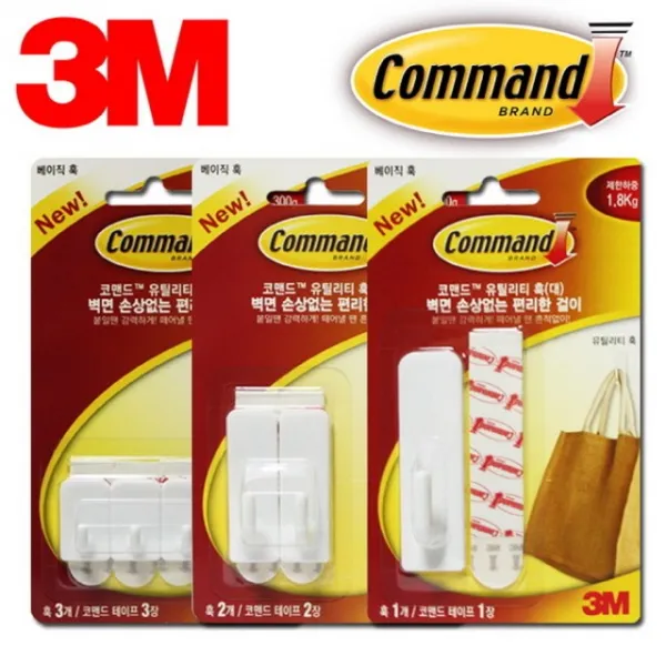 312 헤라클라쓰 / 312 헤라클라쓰 / 벽면무손상 3M 유틸리티 훅행거 3매모음 키워드 카테고리 유틸리티 훅 대형 3P