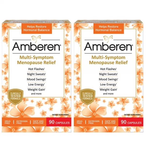 Amberen 갱년기 폐경완화 에스트로겐 영양제 90캡슐x2