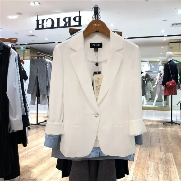 May.04 170번 plch 스몰 정장 코트 21 여름 패션 핏 무결점 근면성 정장 여자Z