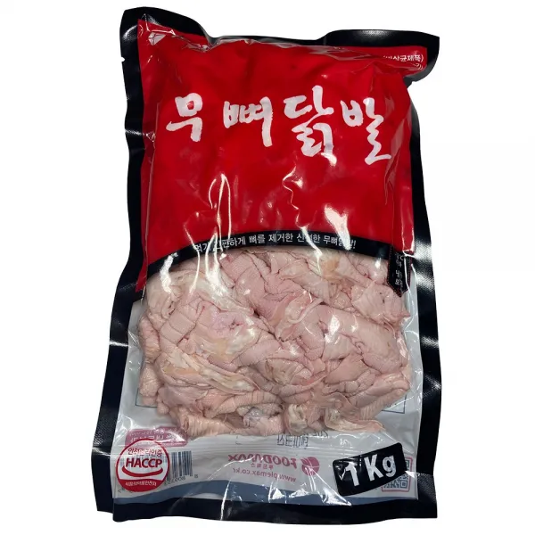 프레쉬맥스 닭발 원료 무뼈닭발, 1팩, 1Kg