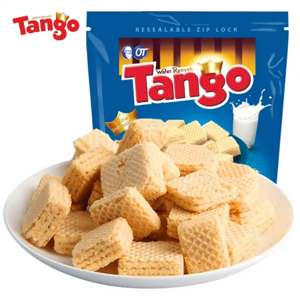 탕고 웨이퍼 웨하스 밀크맛 115g x 5입 인도네시아 인기 과자 tango, 1세트