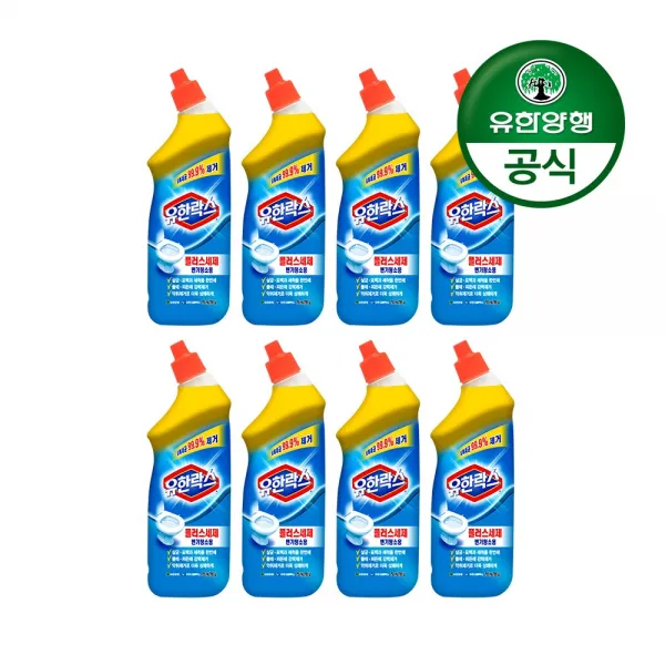 주방욕실청소끝 유한락스모음전 755ml 785g 8개