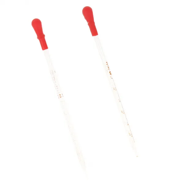 Zeyuan 고무 모자 학교 실험실 화학 점 적기를 가진 3ml \u0026 1ml 유리제 피펫