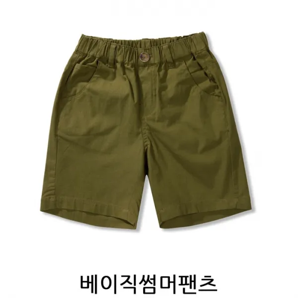 꼬망스 80%인천 뉴코아 여름 남아 멋지고 편안한 우븐스판 4부 반바지