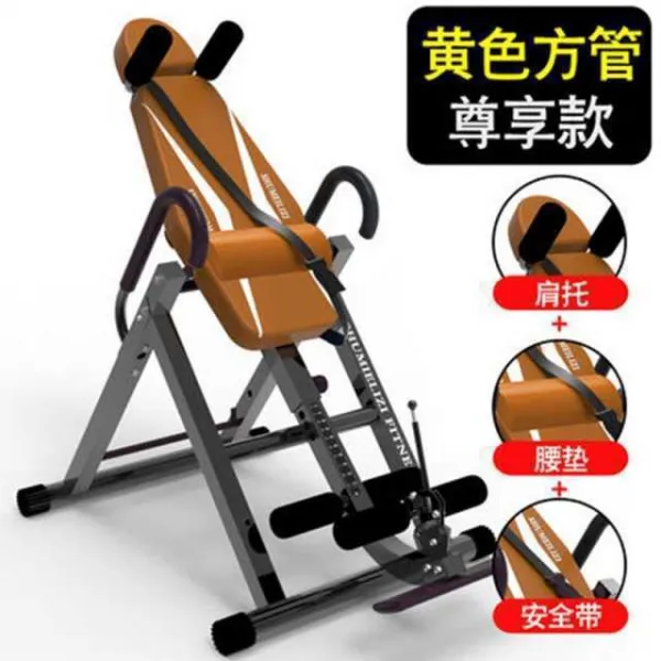 꺼꾸리운동기구 가정용 거꾸리 물구나무서기 물구나무 서기 소형 헬스 거꾸로 매달기 기재, 지존 (옐로우)