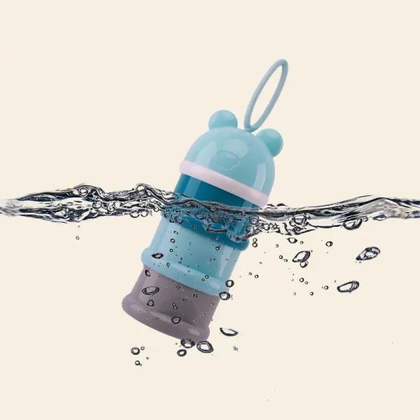 Jiuxingxin 3 개의 층 휴대용 유아식 저장 ​​상자 근본적인 만화 우유 분말 콘테이너 1개 As Showd