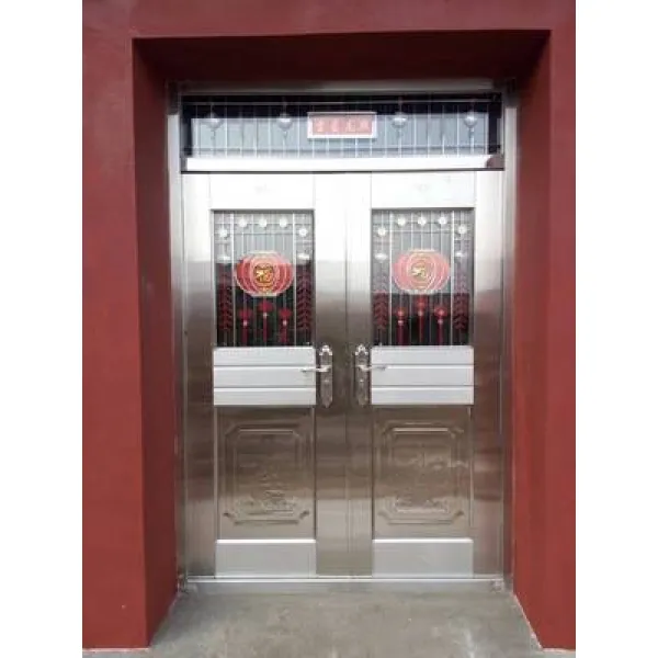 Dipylon 더블도어 304스테인리스방도문양문마을안전문백강문가용단문우자모문 호박등롱에 복을 달아올리다