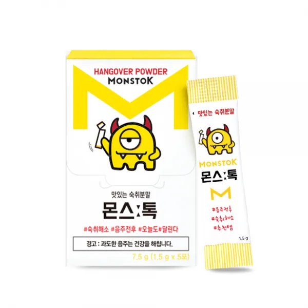 Lhm 맛있는숙취해소 몬스톡 5팩 1.5g*30 5팩
