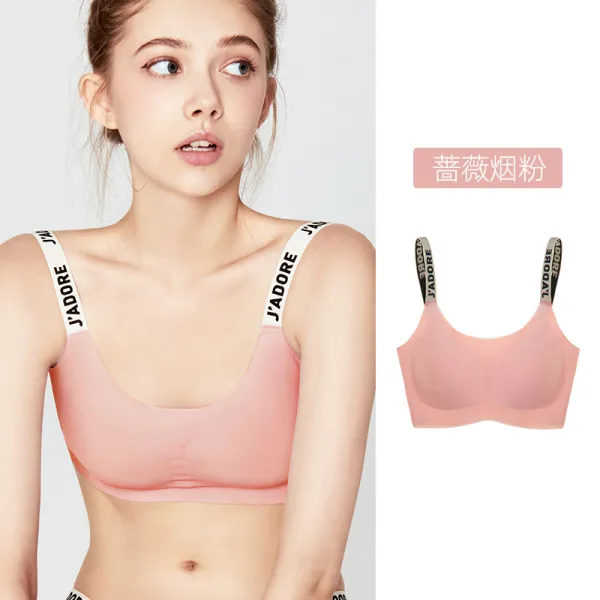 큐티클 뮤즈 유광 헴라인 뮬라웨어 양식 브래지어 경량 타입 대흉 보여 숏 BRA