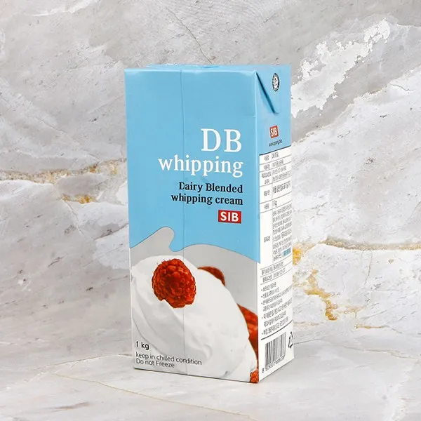 DB 휘핑크림 1L/동물성/식물성, DB휘핑크림 1L+아이스박스포장