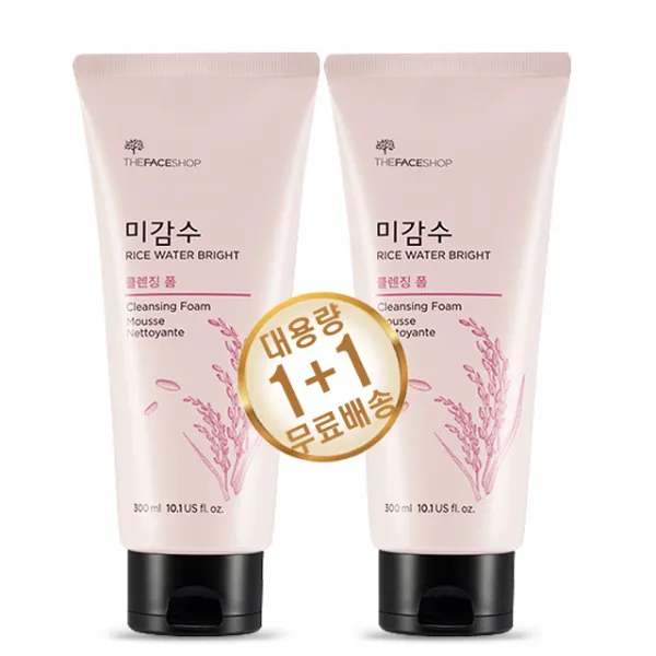 더페이스샵 미감수 브라이트 클렌징폼 300ml 대용량 1+1, 1개