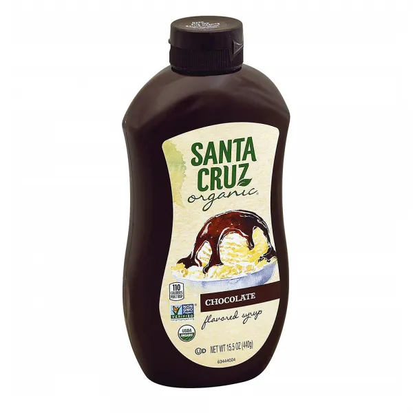 Santa Cruz 산타 크루즈 유기농 아이스크림 토핑 시럽 초콜릿 15.5oz, 1개