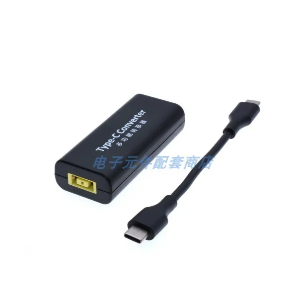 노트북어댑터 사각 구 어미 머리가 돌다 TYPEC65W 전원 젠더 멀티 전환 충전기 45W 4107859401, 1, 블랙 사각 구 45W (10 개 )