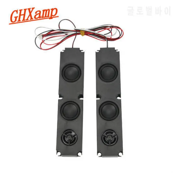 GHXAMP 2PCS 8ohm 10W 긴 상자 전체 범위 서브 우퍼 스피커 횡격막 LCD 광