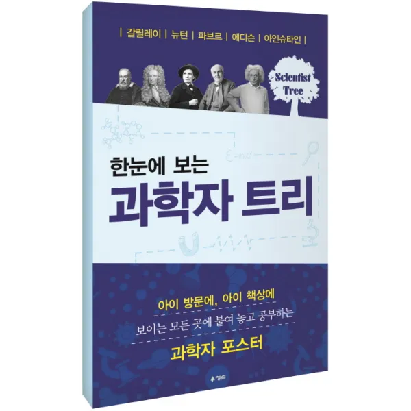 한눈에 보는 과학자 트리:갈릴레이 뉴턴 파브르 에디슨 아인슈타인, 청솔