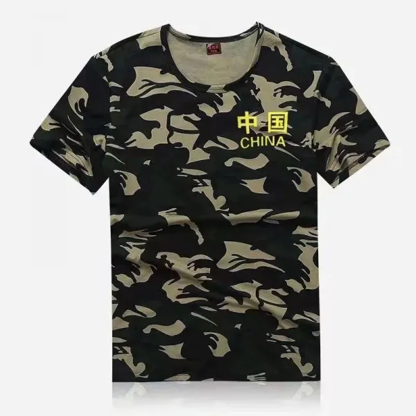 남자러닝 여름 남성반팔 T나시티셔츠 밀리터리 중년청년 남녀 반소매 라운드넥 야외캐주얼 T도매업을 글자인쇄