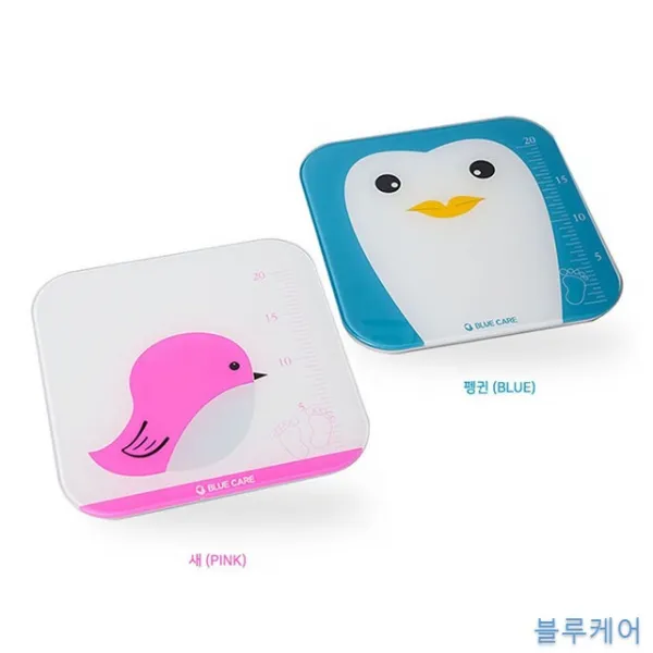 SW13C80D 체중관리 체중계 체크계 아기 추적관리 건강 성장관리 측정기 유아 표준성장률 관리 성장추적 반려동물 gy-00622, 본상품선택, 펭귄(블루)