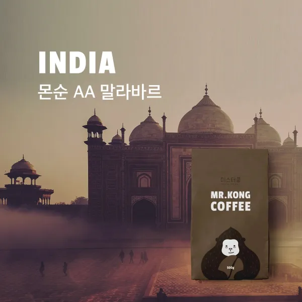 미스터콩 인디아 몬순 당일로스팅 원두커피, 100g, 드립&커피메이커