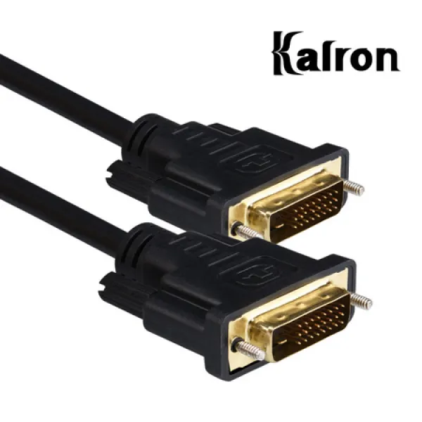 [멸치쇼핑]칼론 DVI TO DVI 듀얼 케이블 3M, 상세페이지 참조