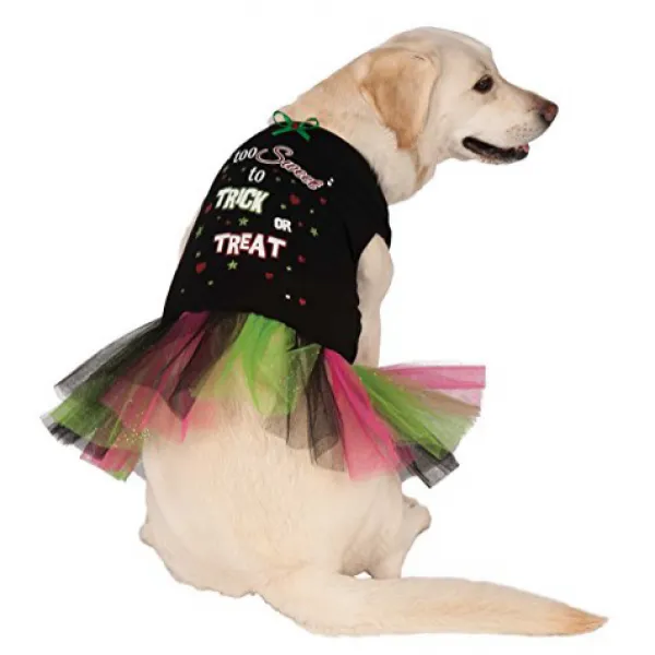 Rubie's Trick or Treat Tutu Dress Pet Costume Medium 루비의 간계 또는 cure 투투 드레스 애완 동물 의상 매체, nullSET