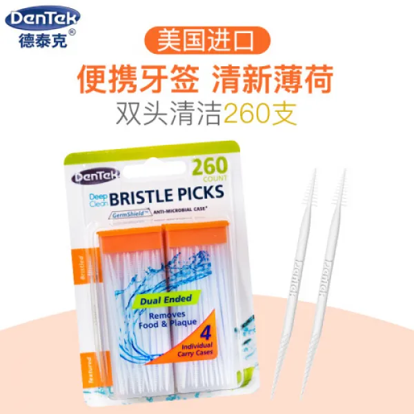 others 덕택 US 수입 덴탁(DenTek)생어뼈 양치간 양치방 이쑤시개에 치실 닦고 이쑤(9), 1개, 0개