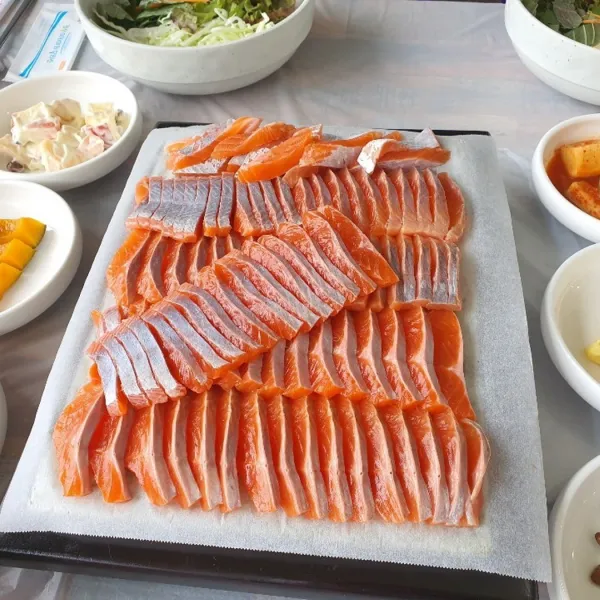 정선송어 송어회 1kg (순살250g), 1세트, 송어회1kg(순살250g)
