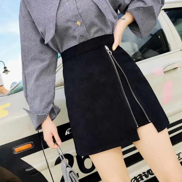 kirahosi 여름 2019년 스커트 하이웨스트 데님 스커트 짧은 치마 91호 CI536te