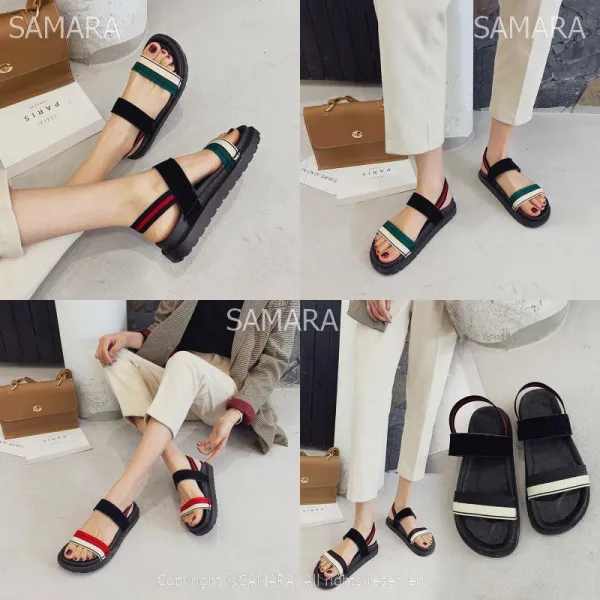 Qterra 특허브랜드 여성샌들 신상샌들 샌들 슈즈 샌달 통굽 비치 캐주얼