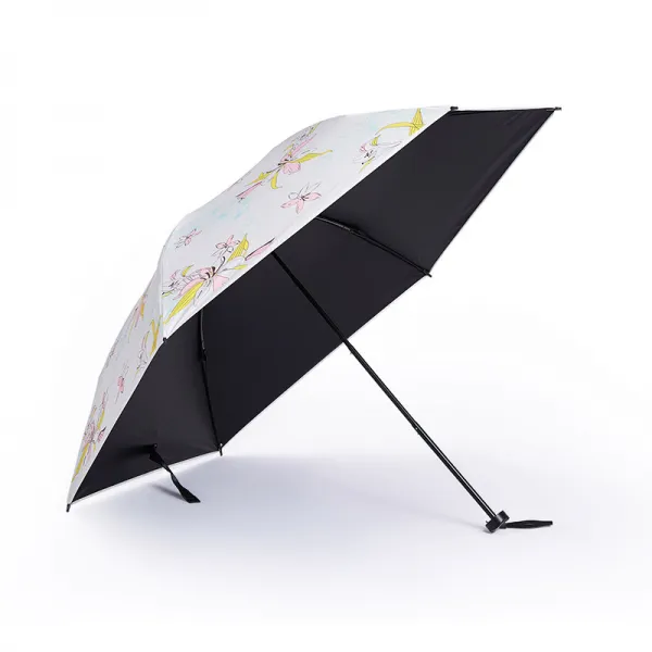 레드 엽 블랙 풀 레쉬 초경량 곡절 장우산 썬바이져 54cm 7뼈 블루 블랙 풀 보트화베이지