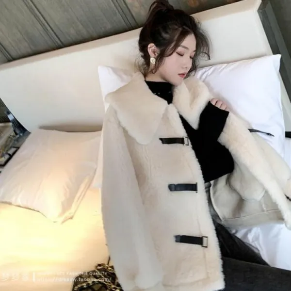 엘림몰 여성 양털 후리스 재킷