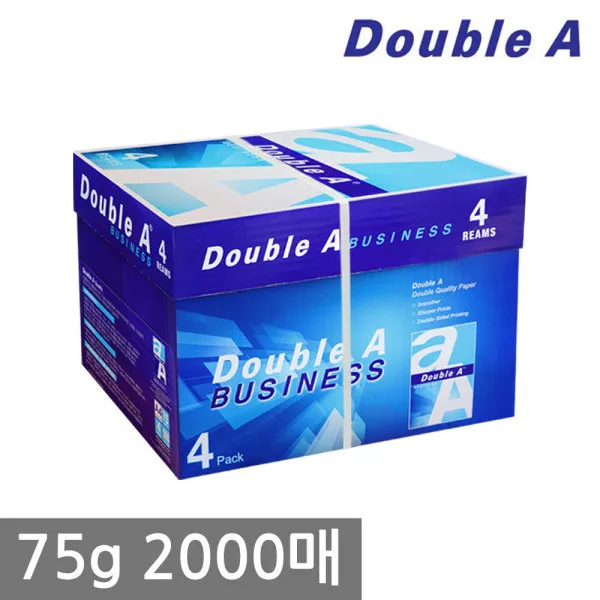 [더블에이] A4 복사용지(A4용지) 75g 2000매 1BOX, 상세 설명 참조