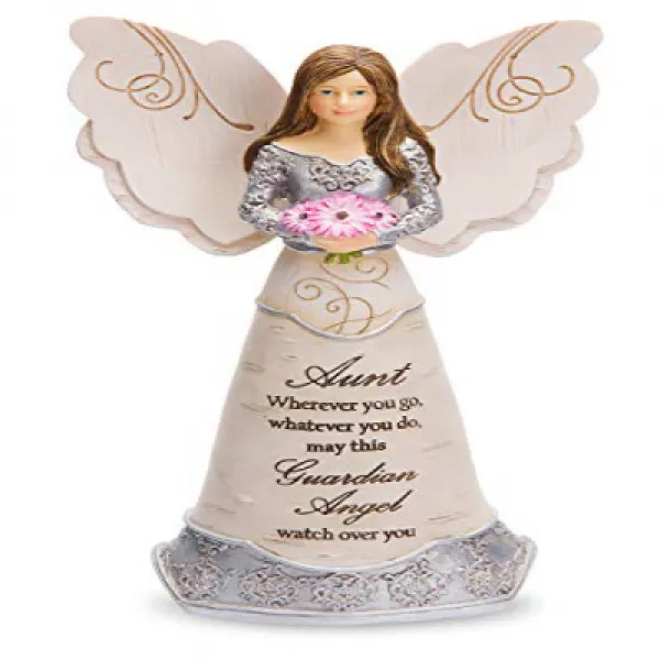 Pavilion Gift Company Elements Aunt Guardian Angel Figurine 6” Purple 파빌리온 선물 회사 요소 숙모 수호 천사 작은 조상 1