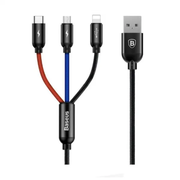 Ksw5877 3 In1 충전케이블 블랙 베이스어스 1