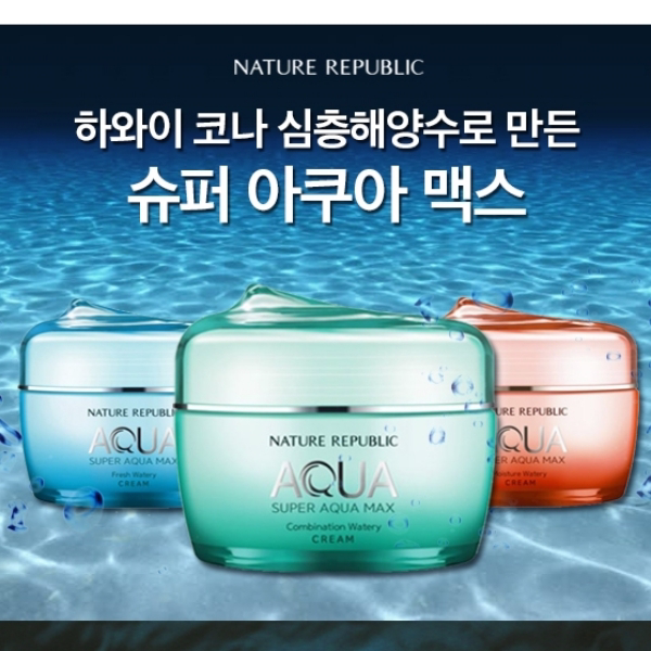 네이처리퍼블릭 정품 아쿠아맥스 수분크림, 프레시 수분크림(지성)