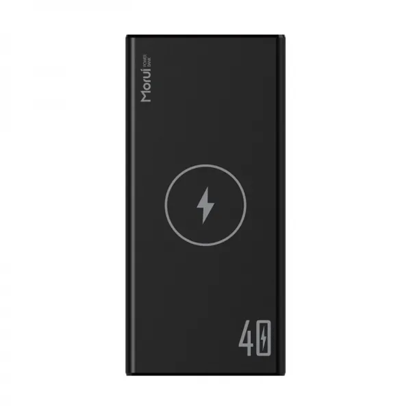 모루이 40000mAh 고속 무선충전 대용량 보조배터리 WP401 캠핑용 차박용, WP401 블랙