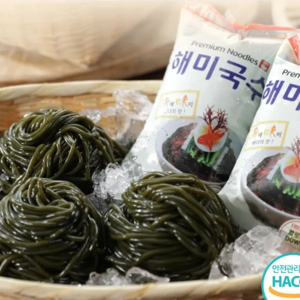 해미국수 *5가지 해초 미역.다시마.톳.매생이.파래 로 만든 다이어트국수! 웰빙국수! 해미국수