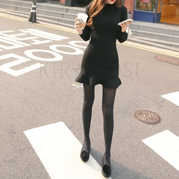 Kirahosi 여성 니트 인어 원피스 슬림 박시핏 달콤 115호+덧신증정 Bnt714p