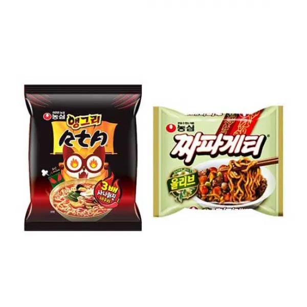 농심 앵그리너구리5개+짜파게티5개, 1세트