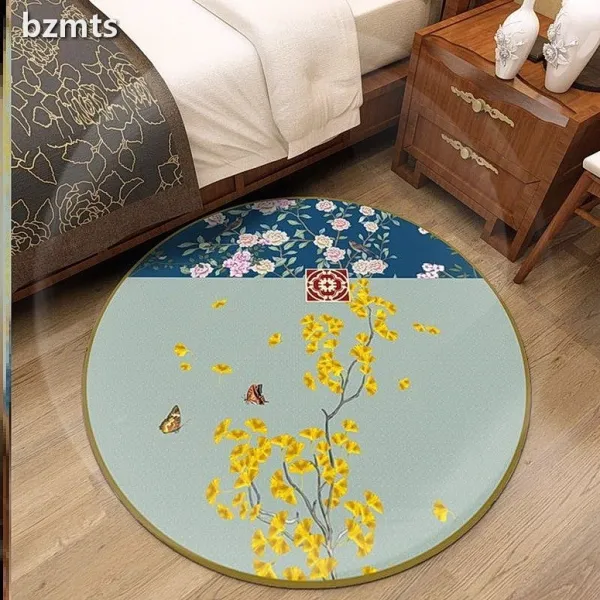 바이러뷰 거실러그카페트 차이나 침실 아트 현대 다실 컴퓨터 의자 서재 레드 새해 120cm 원