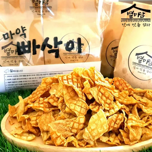 별미담 수제 빠삭이쥐포 어포스낵 꾸이꾸이 튀김쥐포, 2세트, 4개