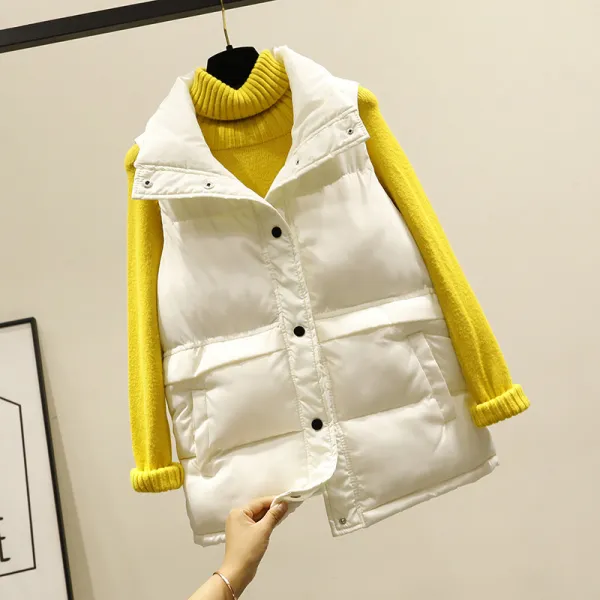 모리아 여성 겨울 패딩 조끼 Mg