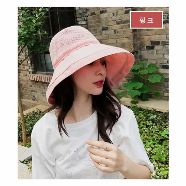 (즐)구르몰 가을 햇빛도 무섭다 여성 자외선 차단 모자