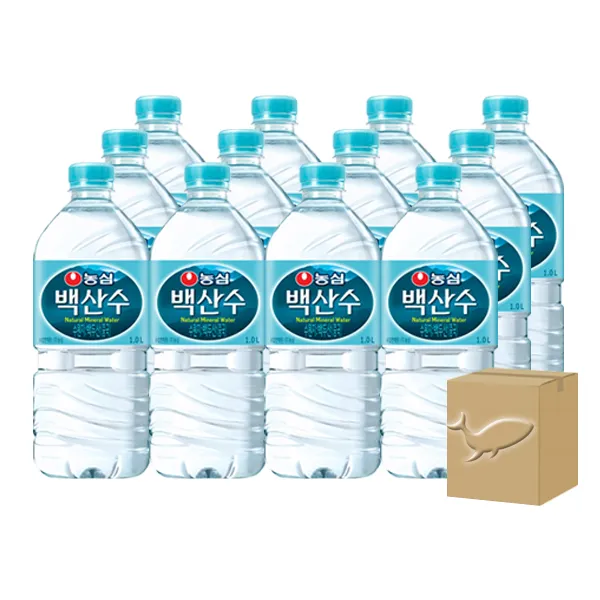 농심 백산수 1L x 12개