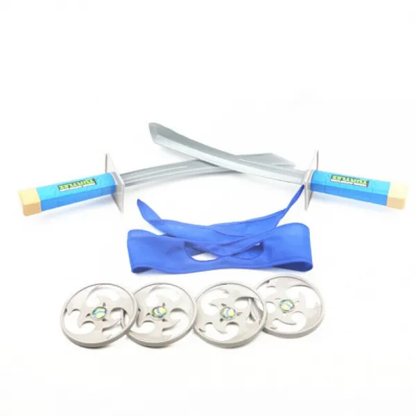 닌 자 거북이 Cos 장난감 두께 추가 발성 거북이 껍질 세트