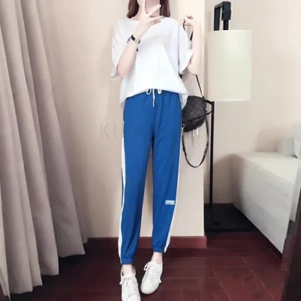 Kirahosi 골드문 여성 여름옷 반팔셔츠 블라우스 상하세트 캐주얼er 9 Aea8reo