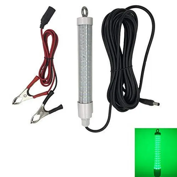 Led 집어등 수중 어류 군집 밤 낚시 바다 낚시 밤 직화 야간 낚시 고휘도 Led 라이트 10w 1000 루멘 녹색 12v / 24v 겸용 Ip68 방수 오징어