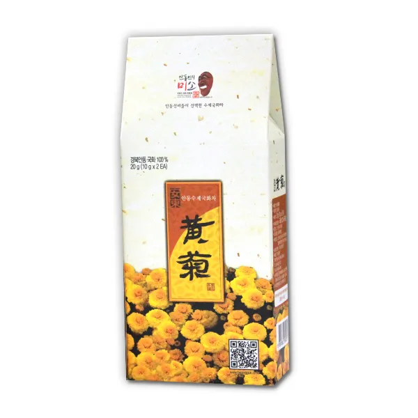 안동 보화다원 유기농 인증받은 고급 수제 국화차 황국 (노란국화), 1개, 20g