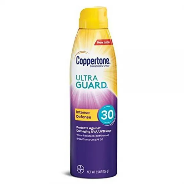 Coppertone - 코퍼 톤 울트라 가드 선 스크린 연속 스프레이 SPF 30 - 5.5oz, 1매입